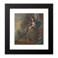 thumbnail image 2 of Abraham Bisschop 12x13 Black Modern Framed Museum Art Print Titled - Birds in a Ruin, 2 of 5