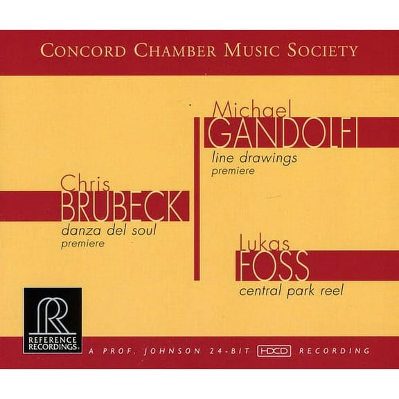 Concord Chamber Music Society - Brubeck-Gandolfi-Foss - Music & Performance - CD