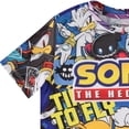 thumbnail image 3 of SEGA Boys Sonic The Hedgehog Shirt, Graphic Hedgehog Trio Sonic T-shirt White - 4/5, 3 of 7