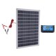 thumbnail image 4 of Cargador de batería de panel solar de 30 W y 12 V + controlador de 40 A para autocaravana, 4 of 5