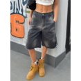 thumbnail image 5 of Apay Denim Shorts 5 Points Jeans for Women Y2K Vintage Street Style Suitable for Daily Trave Regular Size, 5 of 5
