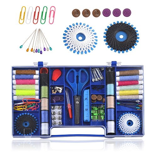 Compact Sewing Kit eZthings Professional Needles Sewing Supplies Variety Sets and Kits for Arts and Crafts 
