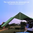 thumbnail image 4 of Greeniant Tienda de campaña para coche, refugio portátil, toldo plegable para lluvia de automóvil, accesorios para coches de playa al aire carpas Azul 300*200cm, 4 of 6