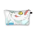 thumbnail image 1 of Suzume-Bolsa de cosméticos con cremallera para mujer, estuche de maquillaje de belleza, bolsa de almacenamiento de dibujos animados para niñas, neceser de viaje a la moda, novedad Fivean unisex, 1 of 2