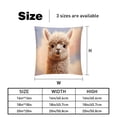 thumbnail image 5 of Alpaca Velvet Throw Pillows Set of 2 - Decorative Pillows with Unique Patterns for Sofa Couch Bed - Pillow Covers - Available in 16x16, 18x18, 20x20 Inches, 5 of 6