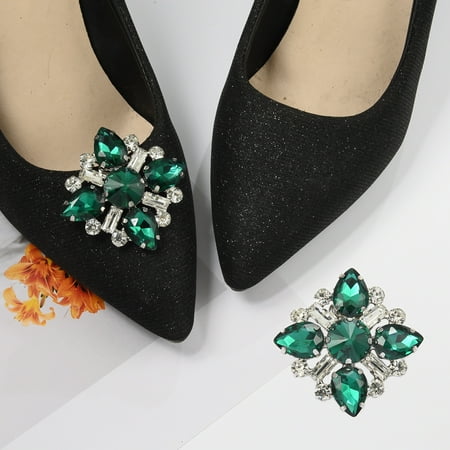 Metal diamond shoes flower wedding shoes high heels shoe buckle shoe material accessories jewelry shoe accessories removable