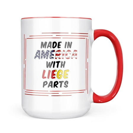 

Neonblond Made in America with Parts from Liege Mug gift for Coffee Tea lovers