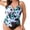 #0041-Mint Green, variant on Women Summer Print Deep V Underwire Bikini Adjustable Shoulder Strap Sports Swimming Swimsuit