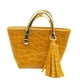 thumbnail image 3 of Bolso de mano para figuras de acción a escala 1:6 de 12 pulgadas, bolso de moda para mujer soldado con borlas. amarillo, 3 of 9