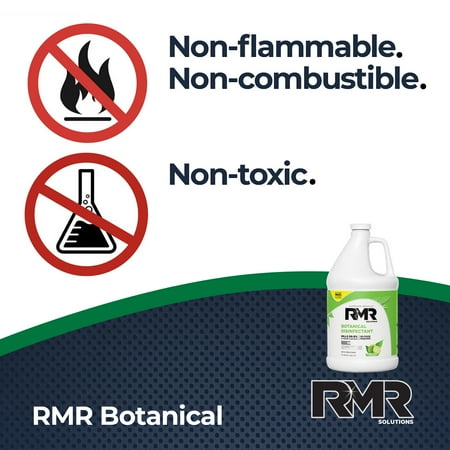 RMR Botanical Disinfectant Cleaner, Citrus Scent, 1 Gallon