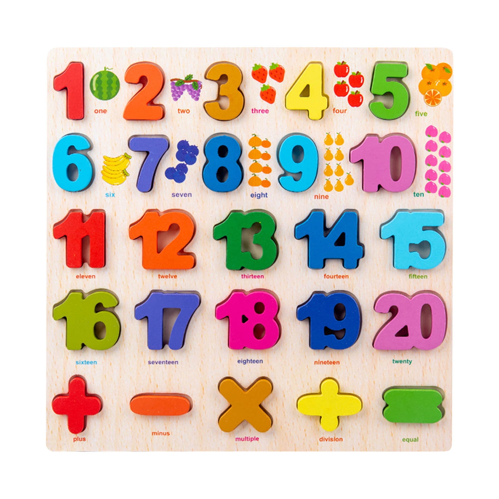 3 Puzzles Puzzle ABC 123 Alphabet Number Bright Pink Homeschool Educational New 