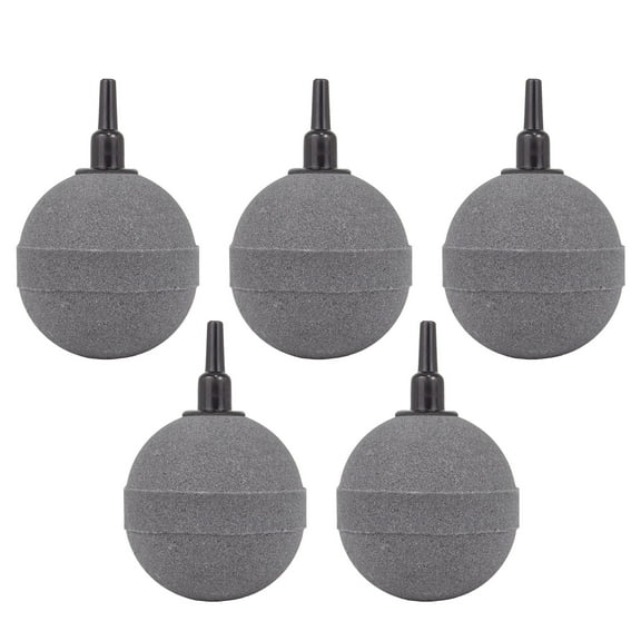Air Stone 1.6 Inch Ball Diffuser for Fish Tank Aquarium Air Pump One Pack of 5PCS