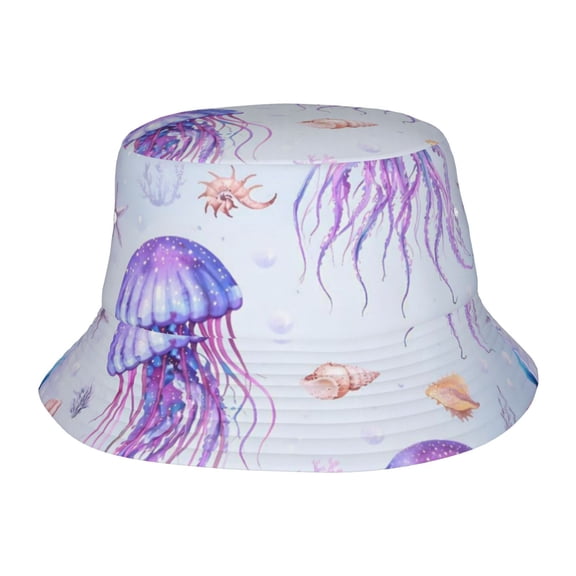 Jellyfish Fisherman's Hat Lightweight and Breathable Sun Hat Suitable for Both Men and Women