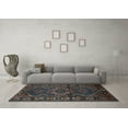 thumbnail image 3 of Ahgly Company Indoor Square Persian Light Blue Traditional Area Rugs, 7' Square, 3 of 4