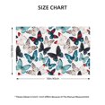 thumbnail image 4 of Placemats Set Of 4 / 6, Butterfly Print B Placemats For Dining Table Indoor/Outdoors Heat Resistant Washable Placemats 18" X 12", 4 of 8