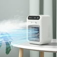 Big Clearance! HANUUAZ Air Cooler Small Air Conditioning Fan Portable