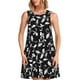 thumbnail image 1 of Fotbe Black White Leaves Vestido de Verano sin Mangas para Mujer – Vestido Midi Línea A, Estilo Camiseta Floral, Vestido Playero Casual y Fluido, 1 of 7