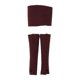 thumbnail image 1 of 1:12 Conjunto de bralette con top de tubo para mujer, conjunto de mangas de top de tubo para muñeca de 6 pulgadas rojo, 1 of 9