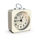 thumbnail image 1 of Battery Operated Alarm Clock with Square Metal Case,No Ticking Analog Quartz, Simple Operation for Bedroom/Travel/Desk/Mantel/Kids Cream), 1 of 5