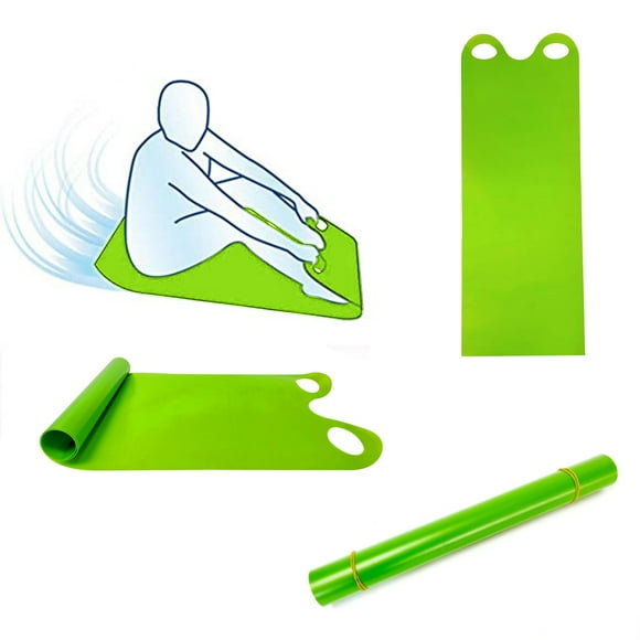 Snow Slider Mat, Flexible Snow Sled Flying Carpet, Roll up Sleds for Kids and Adults Lightweight Plastic Snowboard Sled