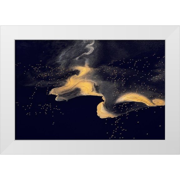 Chang, Phillip 14x11 White Modern Wood Framed Museum Art Print Titled - Natron lake