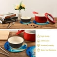 thumbnail image 4 of SKYSONIC Snowman Santa Moon Pot Holders Trivets, 2 Pcs Heat Resistant Trivets,Winter Snowscape Cotton Thread Weave Mats for Hot Pads Pans Pot Bowl Teapot for Kitchen Decor, 4 of 7