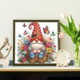 thumbnail image 4 of Butterfly Gnome on Flower Basket Diamond Art Painting Kit, 4 of 7