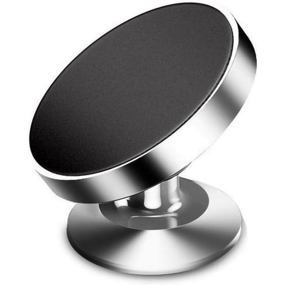 Magnetic Car Phone Mount,Universal Cellphone Holder for Dashboard,360 Degree Rotation Phone Holder Compatible with Smartphones and Mini Tablets