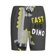thumbnail image 3 of Picia Cute Dinosaur Pajama Shorts for Men, Men's Pajama Bottoms, Sleepwear,Short Pajama Pants-, 3 of 9