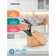 thumbnail image 4 of Farberware Edgekeeper 14 Piece Knife Block Set with Sharpener, Grey Handles, 4 of 11