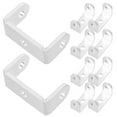 thumbnail image 1 of 10pcs U Brackets Panels Mounting Bracket Thickness Fasteners Door Barricade Brackets, 1 of 9