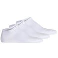 thumbnail image 1 of Hudson Calcetines deportivos unisex, paquete de 3 - Easy, puño confort, calcetines cortos, unicolor Blanco 43-46, 1 of 3