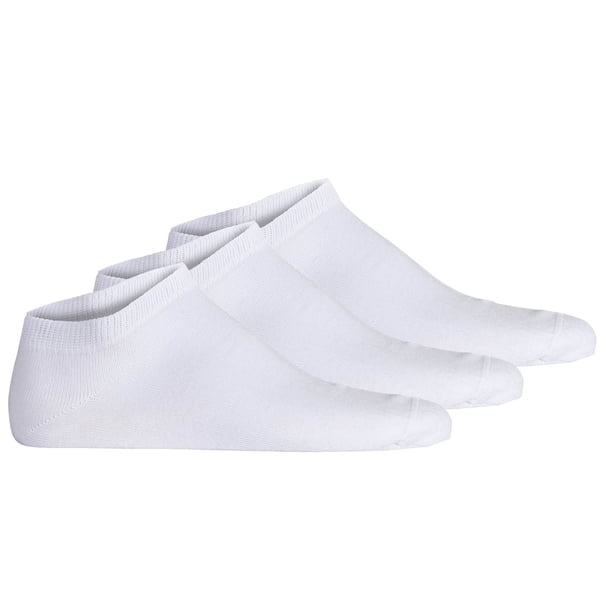Hudson Calcetines deportivos unisex, paquete de 3 - Easy, puño confort, calcetines cortos, unicolor Blanco 39-42