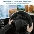 thumbnail image 5 of Skechers Air Cooled Memory Foam Steering Wheel Cover, Breathable Comfort Grip, Soft Leather, All-Season Fit for Cars, SUVs, and Trucks Hot Black, 5 of 7