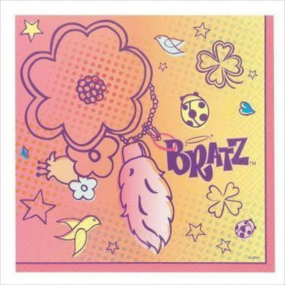 Bratz Lucky and Charmed Lunch Napkins, 16 Count