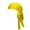 Yellow, variant on Yellow Men'S Solid Color Durag Headband For Hip Hop Fashion Stretchable Hair Wrap Sweat Absorbing Pirate Hat Style All Season Casual Daily Wear