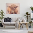 thumbnail image 2 of Stupell Industries Highland in Winter Fog Brown Cow Photograph Gallery Wrapped Canvas Print Wall Art, Design by Nathan Larson, 2 of 7