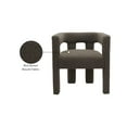 thumbnail image 2 of Meridian Furniture Athena Brown Boucle Fabric Accent/Dining Chair, 2 of 8