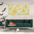 thumbnail image 2 of Salouo Yellow With Teal Marble Pattern Holiday Banner Outside Party Decoration Banner (1PC) Festival Supplies Fit for Birthday Parties & Celebrations & Chrismas-Medium, 2 of 8