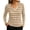 Khaki9, variant on LIaqionyy Womens Striped Long Sleeve Tops Casual Crewneck T-Shirt Basic Lightweight Pullover Comfort Tee