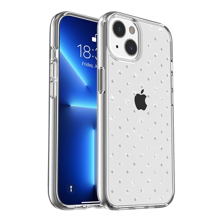 Phone Case for Apple iPhone 15 Clarity Diamond Bling