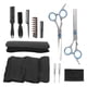thumbnail image 3 of Juego de tijeras de corte de pelo de salón ANGGREK 12 piezas profesional conveniente Kit de tijeras, 3 of 8