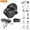48V18.2Ah Rear Rack, variant on Bafang 48V 1000W BBS-HD Can Mid-Drive Ebike Motor Kit with 48V10Ah Downtube Battery & Dispaly for BB 100mm Mountain Bike City Bicycle Conversion Kit