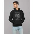 thumbnail image 2 of Krampus Made Me Do It Scary Christmas Men's Hoodie, 2 of 4