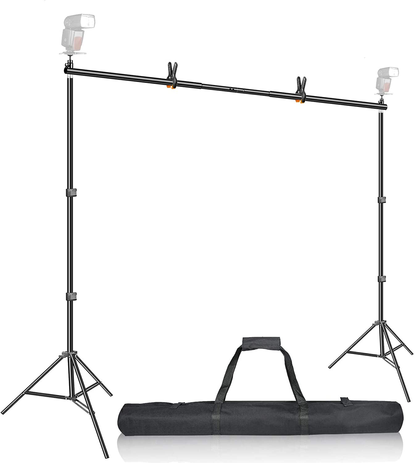 Backdrop Stand, Emart 7x10ft Photo Video Studio Muslin Background Stand  Backdrop Support System Kit with Mini Ball Head, Photography Studio -  