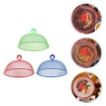thumbnail image 3 of 3pcs Metal Mesh Food Cover, 30cm Food Covers Mesh, Stackable Food Cover Net, Metal Dishes Covers, Reusable Screen Tents For Home Picnic Camping (Mixed Color), 3 of 11