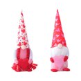 thumbnail image 1 of KAKOWELY 2 piezas de decoración de gnomos para el Día de San Valentín, adornos de escena de muñecos de gnomo, decoración de muñecos de elfo, 1 of 5