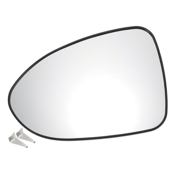 Unique Bargains Left Driver Side Rearview Mirror Glass Replacement Heated White Glass with Back Fit for KIA Rio 12-16