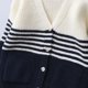thumbnail image 4 of Cowsor Unisex Boys Girls Cardigans Sweater V-Neck Long Sleeve School Uniforms Button Knit Tops, 4 of 7