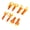 Orange, variant on Suodoka 25pcs Soft Silicone Bait Worm Crawfish Shrimp Bass Pike Lure Fishing Tackle, Eco-Friendly High Toughness Lifelike Swimming Action Hooks Rig Baits Set, Orange (2.44 inches / 6.2 cm)